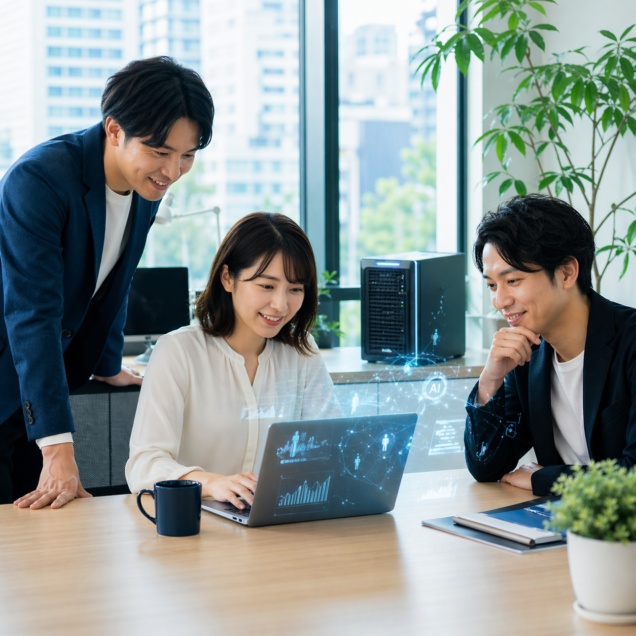 ローカルAIサーバ環境のイメージ