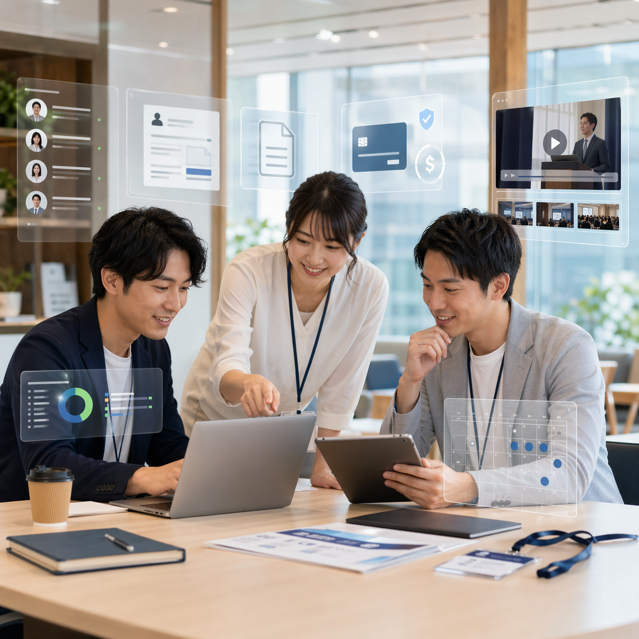 学術会議運営支援システムのイメージ